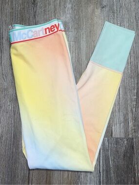 Stella McCartney Kids Rainbow Printed Leggings, Size 14Y